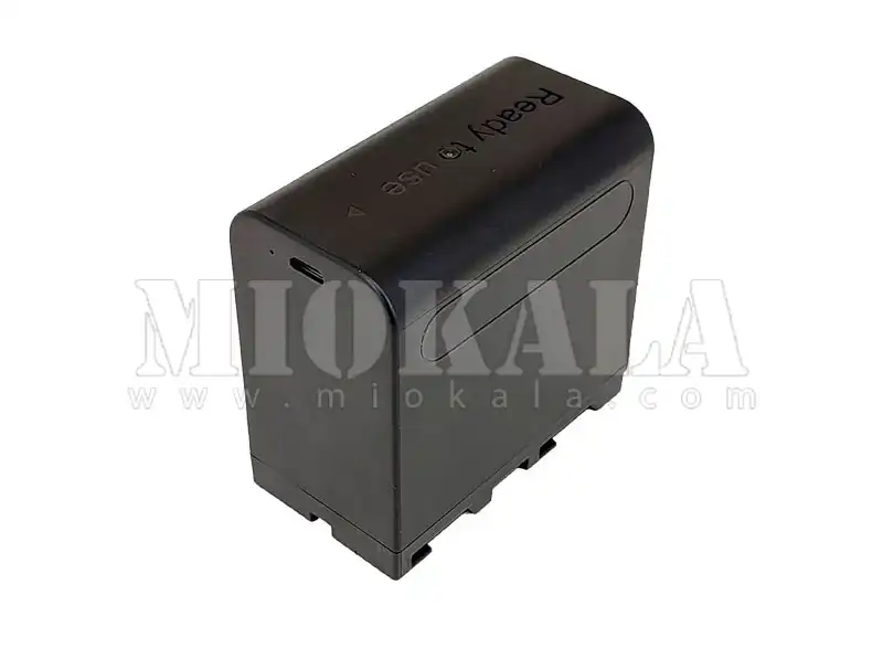 باتری نور مدل F970 با ظرفیت 9000 میلی آمپر