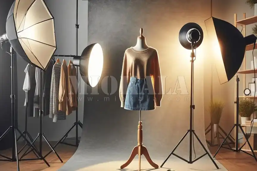 نور مناسب برای نمایش رنگ واقعی لباس
